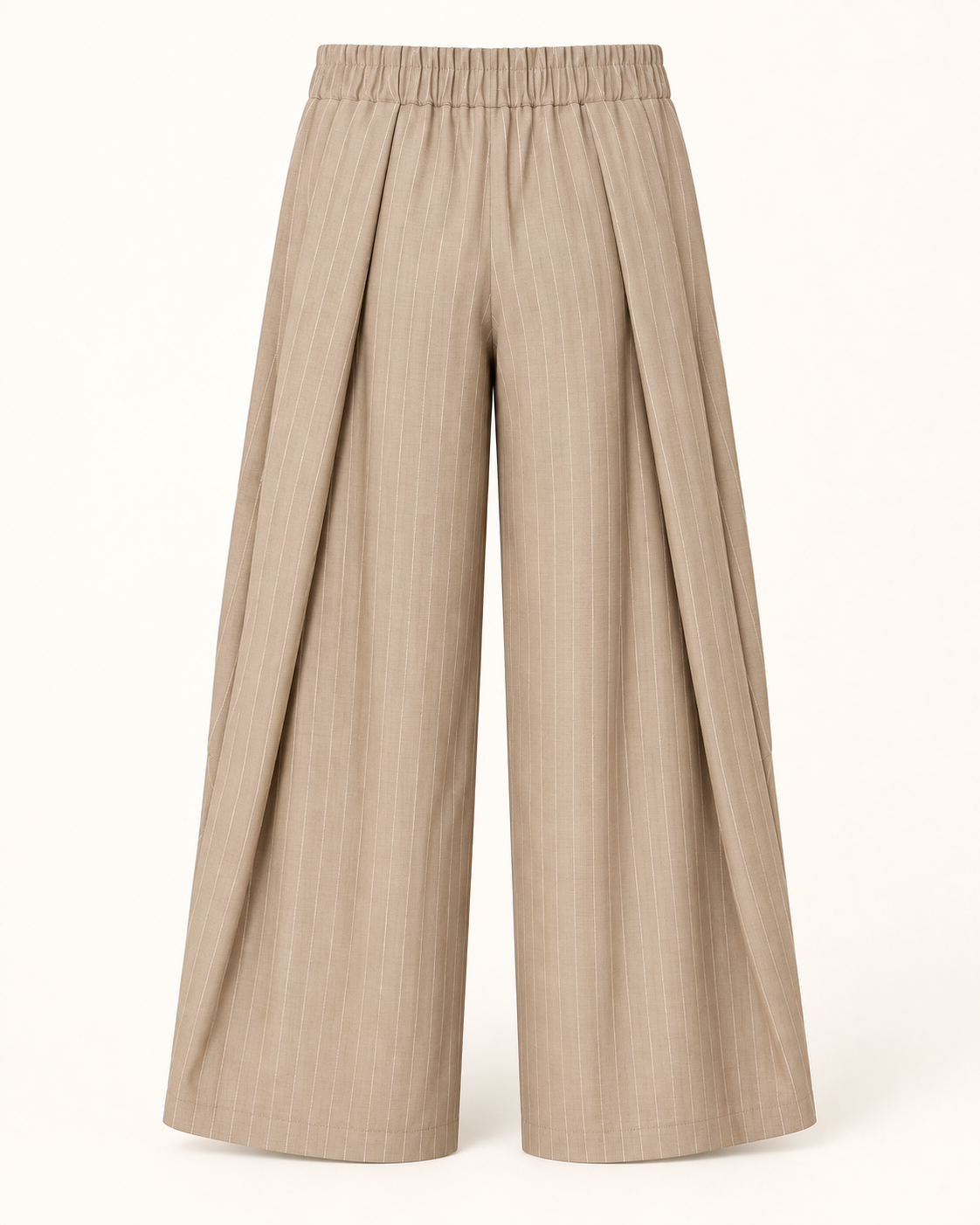 Geplooide Wijde Pantalon - achterkant