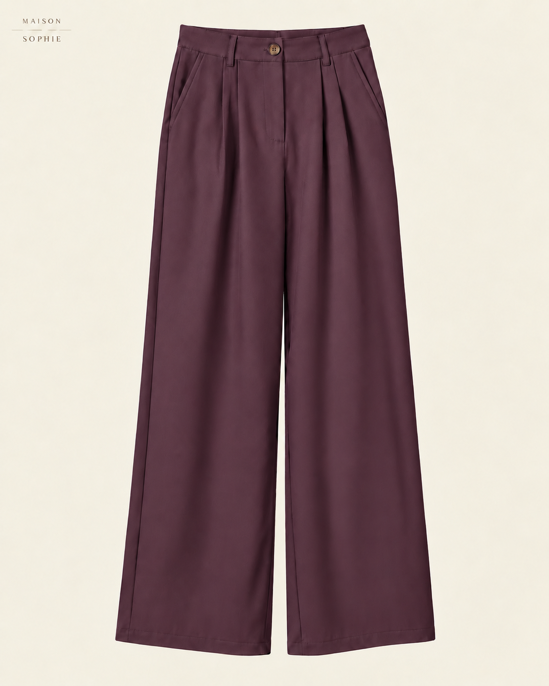Wide leg pantalon
